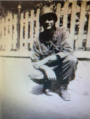 My dad somewhere in Europe WWII